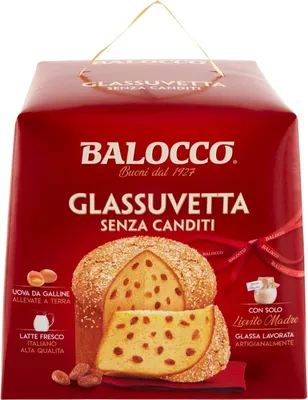 Produktbild von Panettone Glassuvetta Canditi Törtchen 750g - Balocco