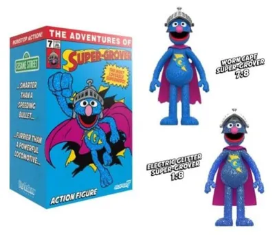 Produktbild von Super7 Sesame Street Super Grover Figur One Size