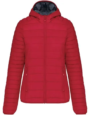 Immagine prodotto di Kariban giacca leggera trapuntata con cappuccio da donna PC3407 (XL) (Rosso)