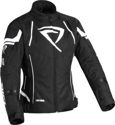 Produktbild von DIFI Estoril Aerotex wasserdichte Damen Motorrad Textiljacke, schwarz/weiß, XS
