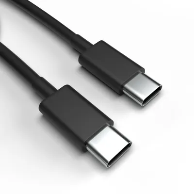Produktbild von USB-C Ladekabel für Caterpillar Cat S52 Schwarz 3 m Handy Schnellladekabel Datenkabel