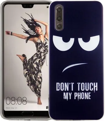 Produktbild von Dont Touch My Phone Handyhülle Huawei P20 Silikon