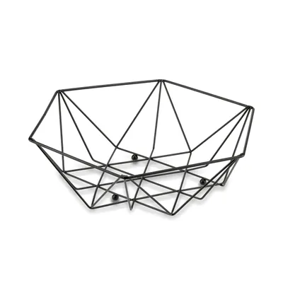 Produktbild von Metall Draht Obstschale / Fruchtkorb TADAR DECO 26,5 x 23,5 cm