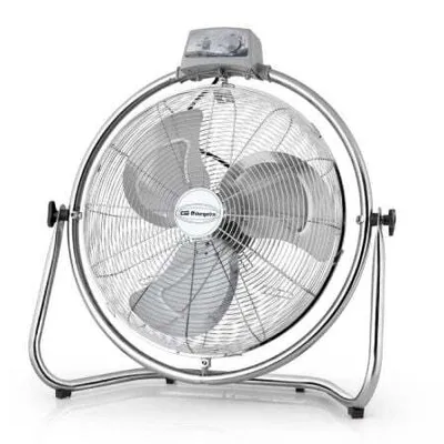 Zdjęcie produktu dla Orbegozo PWO 0936, Wentylator domowy z łopatkami, Szary, Stal nierdzewna, Podłoga, Stół, Okno, 35 cm, Przyciski, Prąd przemienny