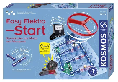 Imagen del producto de Kit de experimentos electrónica niños - Electricidad y magnetismo - 8 a 12 años - Sistema Easy Click