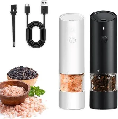 Obrázek produktu pro Elektrická sadu mlýnku na pepř, 2dílná, dobíjecí