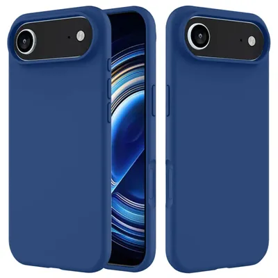 Productafbeelding van MobyDefend Hoesje - Geschikt voor iPhone Air - Matte Siliconen Backcover - Blauw