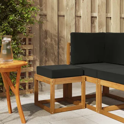 Produktbild von Modulares Ecksofa aus massivem Akazienholz