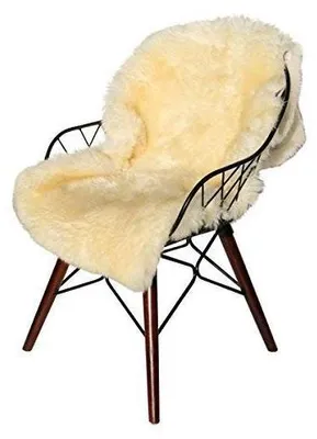 Obrázek produktu pro Lammfellová deka Champagne, 130-140 cm, ekologicky barvená