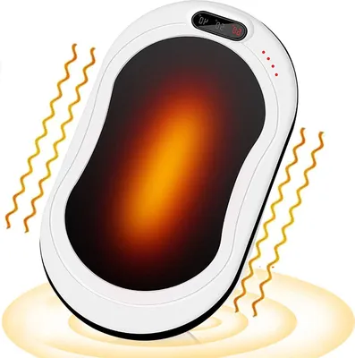 Produktbild von Handwärmer, 10000mAh wiederaufladbarer Handwärmer, tragbare Powerbank, elektrischer Taschenwärmer, 3 Heizstufen einstellbar Hand Wärmer