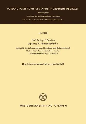 Obrázek produktu pro Die Kriecheigenschaften von Schluff