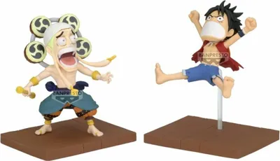 Image de Banpresto One Piece Monkey D. Luffy & Enel Sammelfigur 7 Cm Taille unique
