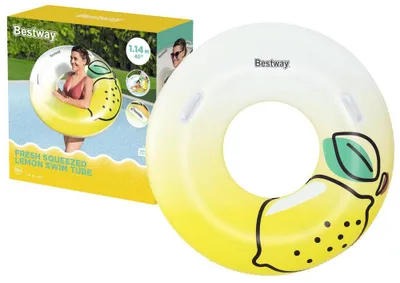 Obrázek produktu pro Bestway 36448, Bílá, Žlutá, Nafukovací lehátko, Obrázek, PVC, 12 rok/roky, 100 kg