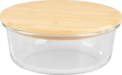 Produktbild von Dose MagicHome, rund, 950 ml, mit Bambusdeckel