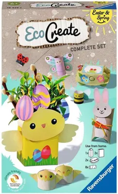 Immagine prodotto di Ravensburger EcoCreate 18439 - Tempo di primavera - Set di artigianato fai da te per bambini dai 6 anni in su