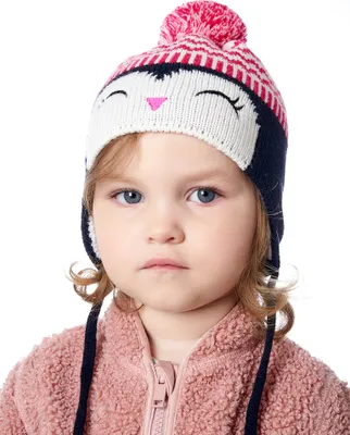 Obrázok produktu pre Dievčenská pletená čiapka 9662 tmavomodrá