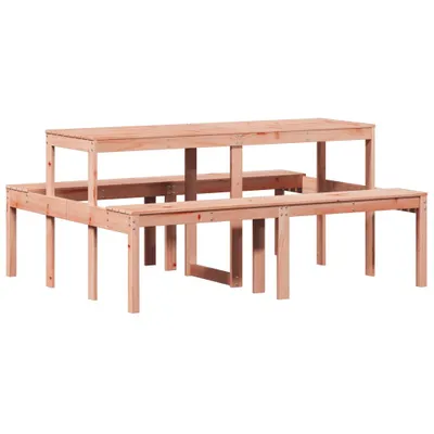 Obrázek produktu pro Piknikový stůl 160 x 134 x 75 cm masivní dřevo douglasky