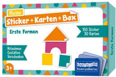 Obrázek produktu pro Meine Sticker + Karten + Box - Erste Formen