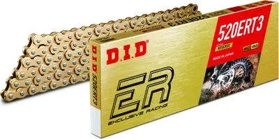 Produktbild von Did 520Ert3G&G-116 Gold / Gold Kette (116-Ring) Ohne O-Ringe (Offen + Verschluss) - Ersetzt 520Ert2