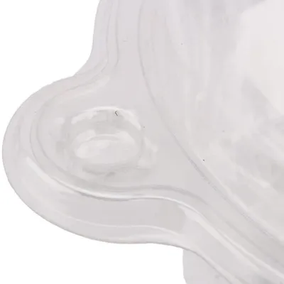 Image de 400 boîtes à cupcakes en plastique transparent, moules à gâteaux individuels, moules à muffins, supports pour dômes
