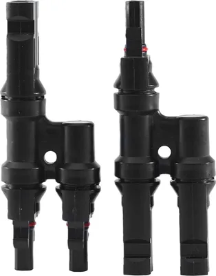 Produktbild von 1 Paar Y-Stecker 2-fach Abzweigbuchse Abzweigverbinder Y-Abzweig Solarpanel Stecker MMF+FFM