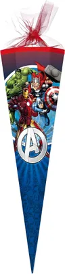 Obrázek produktu pro Avengers velký školní kornout / kornout na cukr 85 cm odpovídající školní tašce