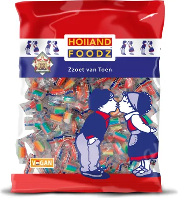 Obrázok produktu pre Holland Foodz Dúhové cukríky 220 jednotlivo balených cukríkov 700g