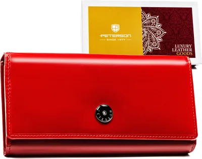Produktbild von Damen Ledergeldbörse PTN 1680144-NGV-5830 Rot