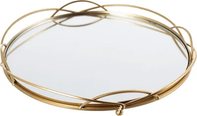 Produktbild von Tablett Gold Mirror ⌀28cm