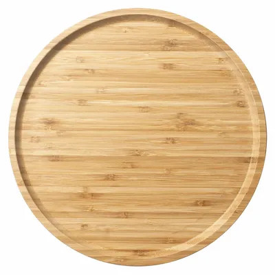 Runde Bambus-Servierschale, 30 cm, für Obst & Brot