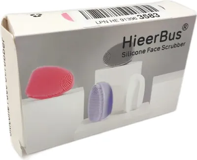 Immagine prodotto di Detergente per il viso in silicone Spazzola esfoliante portatile HieerBus Routine manuale per la cura della pelle