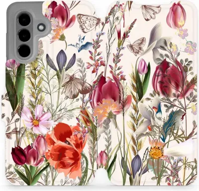 Produktbild von Handyhülle mit klappe für Galaxy A26 5G, Mobiwear Book, Blumenstrauß