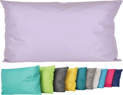 Produktbild von JACK Outdoor Lounge Kissen 30x50cm Dekokissen inkl. Füllung Wasserfest Sitzkissen Garten Stuhl Lotus Effekt, Farbe:Flieder