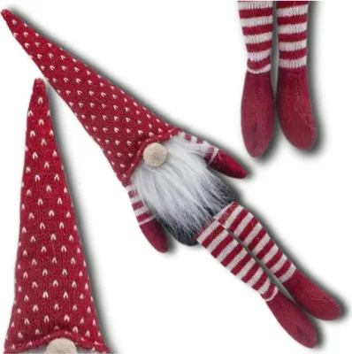 Immagine prodotto di Camerazar elfo di Natale Nicholas 36 cm seduto rosso