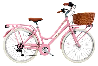 Produktbild von Stadtfahrrad Dolce Vita by Canellini ROMA 26" mit korb - Rosa