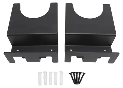 Imagen del producto de 2 soportes para amoladora angular, herramienta de montaje en pared para taladros de impacto, pulidoras, cortadoras y estanterías