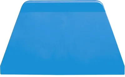 Produktbild von Teigabstecher Abstecher Teigschaber Spachtel Blau Kunststoff Griffleiste 221x130mm
