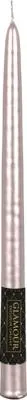 Image de Bougie conique METALIK 24 cm champagne brillant