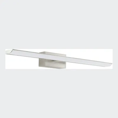 Produktbild von EGLO LED Spiegelleuchte Tabiano, Lampe Spiegel Badezimmer, Stahl in nickel-matt, Kunststoff in weiss neutralweiß