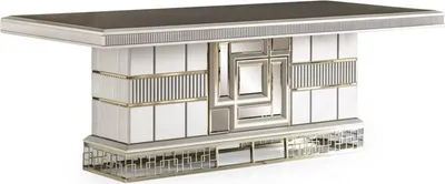 Produktbild von Esstisch Grau Moderne Esszimmer Schön Küche Holz Tische Design Luxus Metall Neu