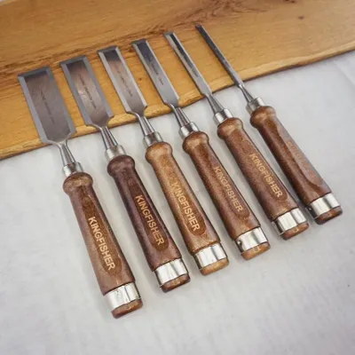 Produktbild von 6-teiliges Schraubenzieher-Set, Holzbearbeitung, praktische Tasche