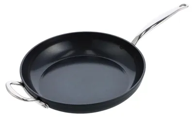 Produktbild von GreenPan Barcelona Pro, Rund, Allzweckpfanne, Schwarz, Keramik, 220 °C, Aluminium