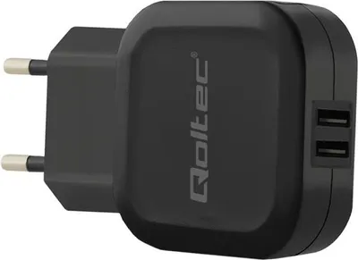 Obrázok produktu pre Qoltec 50185 nabíjačka mobilných zariadení Smartphone, Tablet Black AC Indoor