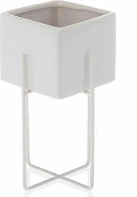 Immagine prodotto di Vaso da fiori Howhomely Mzu Bianco 23 cm