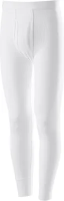 Produktbild von Adamo lange Unterhose weiß Doppelripp Übergröße
