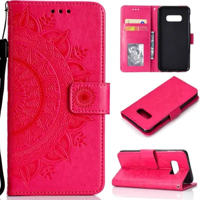 Image de Housse pour Samsung Galaxy S10e Housse téléphone portable Flip Case Cover Mandala