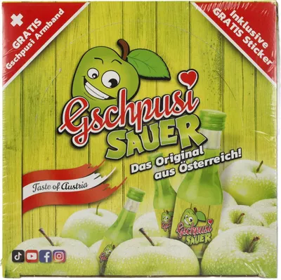 Produktbild von Gschpusi Sauer 16% Vol. 25x0,02l mit Sticker