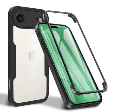 Produktbild von Techsuit - ColorVerse 360 Series Hülle + Schutzglas für iPhone 17 Air - schwarz