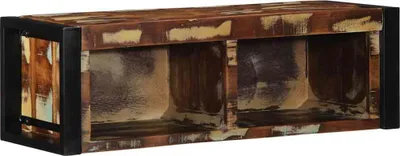Produktbild von TV-Schrank Mehrfarbig 80x30x25 cm Altholz Massiv