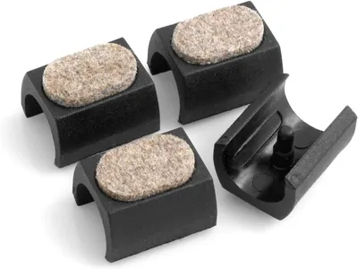 Produktbild von Filzgleiter Set für Freischwinger Stühle Ø 23-25 mm Möbelgleiter mit geräuschdämpfender Filzfläche